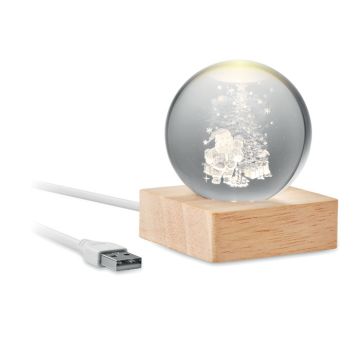 Świąteczna owa kula LED – Gift Design