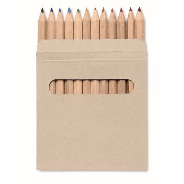 Komplet 12 kredek w pudełku – Gift Design