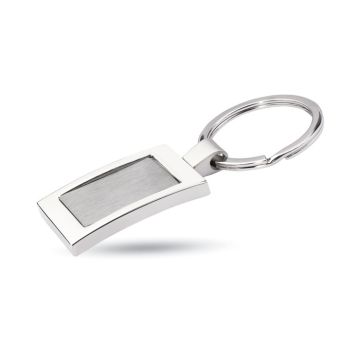 Prostokątny brelok, stop cynku – Gift Design