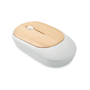 Bezprzewodowa mysz z bambusa – Gift Design