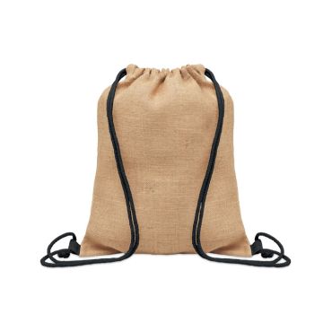 Jutowy worek ze sznurkiem – Gift Design