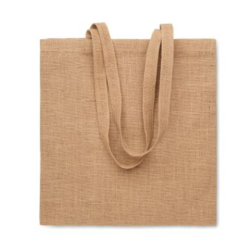 Jutowa torba z uchwytami – Gift Design