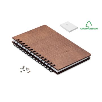 Brzozowy zeszyt A5 GROWBOOK – Gift Design