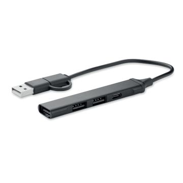 Hub USB z 4 portami 19 cm – Gift Design