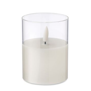 Świeca woskowa LED w szkle – Gift Design