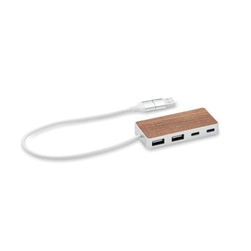 Hub USB 4 porty 27,5 cm – Gift Design