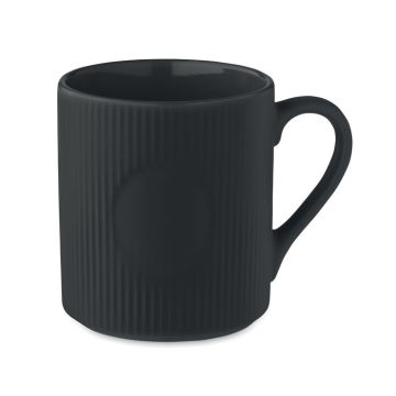 Kubek ceramiczny w prążki 340 m – Gift Design