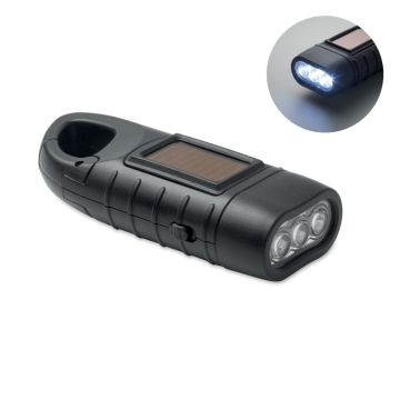 Latarka solarna z korbą dynamo – Gift Design