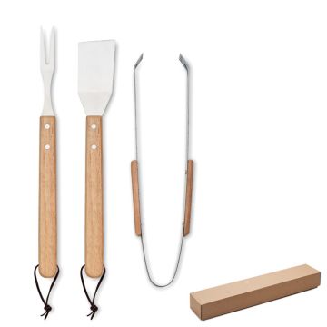 Dębowy zestaw do grillowania – Gift Design