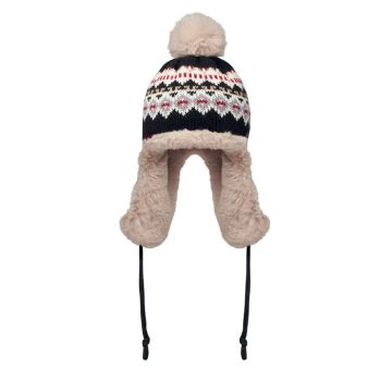 Dzianinowa czapka nauszniki – Gift Design