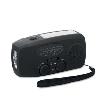 Przenośne radio z latarką LED – Gift Design