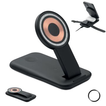 Bezprzew. ładowarka 3 w 1, 15W – Gift Design