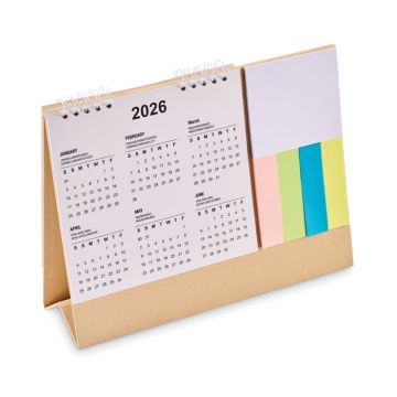 Kalendarz biurkowy z notesem – Gift Design