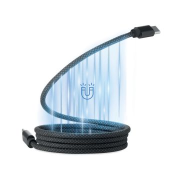 Pleciony kabel magnetycznyRPET – Gift Design