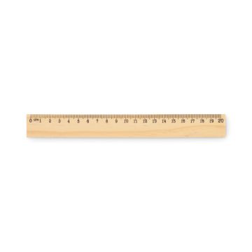 Drewniana linijka 20 cm – Gift Design