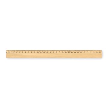 Drewniana linijka 30 cm – Gift Design