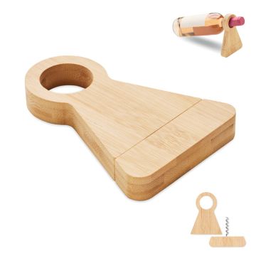 Bambusowy stojak i otwieracz do – Gift Design