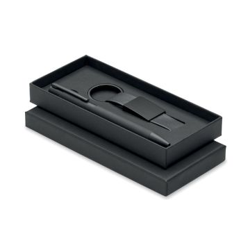 Zestaw długopis i brelok PU – Gift Design