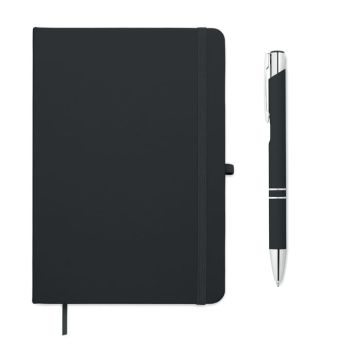 Zestaw notatników A5 z PU pocho – Gift Design