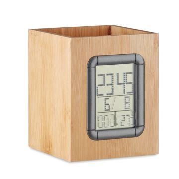Pojemnik na długopisy i zegar – Gift Design