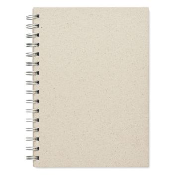 NotesA5 kratkę, papier z trawy – Gift Design