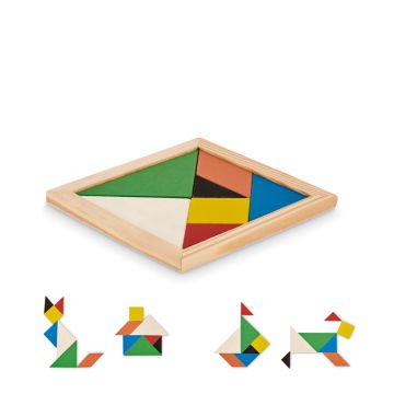Drewniane puzzle Tangram – Gift Design