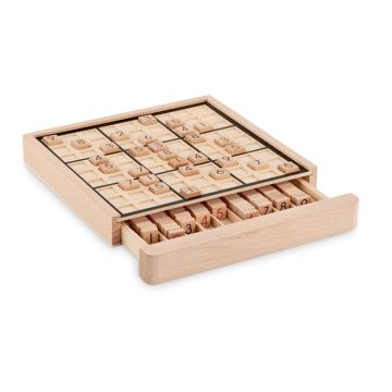 Drewniana gra planszowa sudoku – Gift Design
