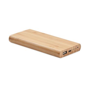 Bambusowy power bank 6000 mAh – Gift Design