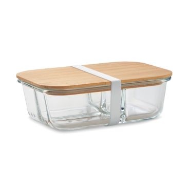 Szklany lunch box z pokrywką – Gift Design