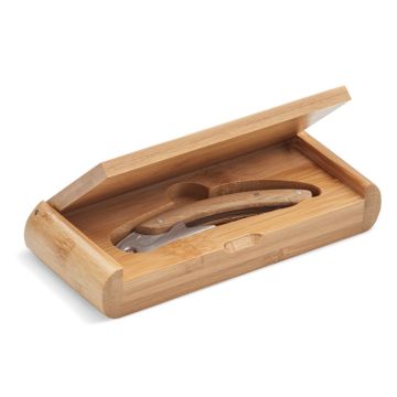 Nóż kelnerski z bambusem – Gift Design