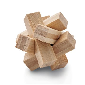 Bambusowa łamigłówka gwiazda – Gift Design