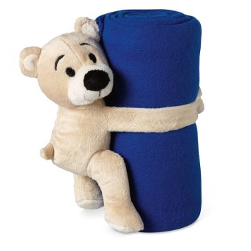 Koc polarowy z misiem. – Gift Design