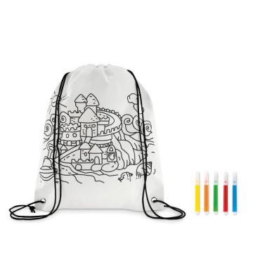 Worek ze sznurkiem z włókniny – Gift Design