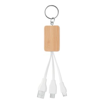 Bambusowy kabel 3 w 1 – Gift Design