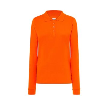 Polo pique dla kobiet z długim rękawem JHK POPL 200 LS – Gift Design
