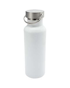 Thor butelka na wodę o pojemności 500 ml wykonana ze stali nierdzewnej z certyfikatem RCS-Biały