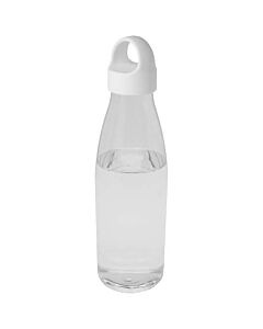 Bergen butelka na wodę o pojemności 800 ml z tworzyw sztucznych pochodzących z recyklingu-Przezroczysty bezbarwny