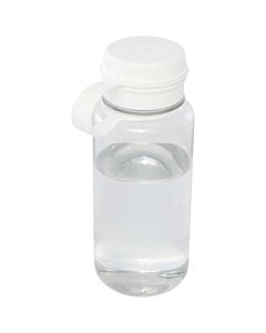Butelka sportowa Ryder z materiału RPET, z certyfikatem RCS, o pojemności 900 ml, z wielofunkcyjną zakrętką-Biały