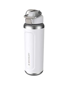 Termoizolowany bidon na wodę Stanley Classic Wellspring 710 ml wykonany z recyklingowanej stali nierdzewnej-Biały