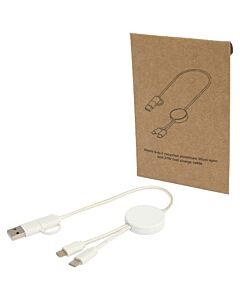 Citala kabel do synchronizacji danych i szybkiego ładowania 5 w 1 27 W o długości 30 cm z tworzyw sztucznych pochodzących z recyklingu-Biały