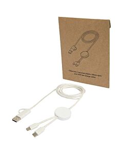 Citala kabel do synchronizacji danych i szybkiego ładowania 5 w 1 27 W o długości 150 cm z tworzyw sztucznych pochodzących z recyklingu-Biały