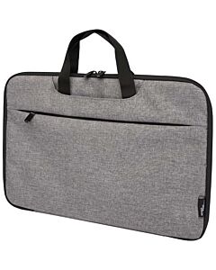 Libra etui na laptopa 2 w 1 o pojemności 3 l wykonane z materiałów z recyklingu z certyfikatem GRS-Szary melanż