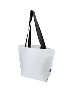 Duo torba na zakupy z certyfikatem GRS z recyklingu, podwójnie laminowana, 18 l-Biały