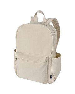 Recanvas miejski plecak na 15,6-calowego laptopa o pojemności 16 l z recyklingu z certyfikatem GRS-Piaskowiec
