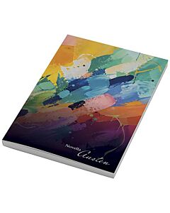 Novella Austen notatnik A5 z miękką okładką — 100 kartek-Biały