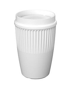 Cirrus POP kubek o pojemności 350 ml z pokrywką 360°-Biały