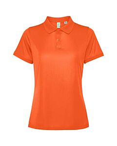 Tormo damskie polo z krótkim rękawem -Fire orange