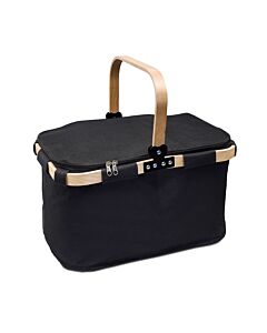 Kosz termiczny na zakupy Woody, czarny