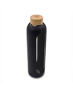 Butelka ze szkła borokrzemowego Richmond 1100 ml, czarny