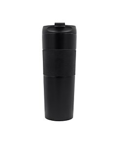 Kubek termiczny z french press Aspet 450 ml, czarny